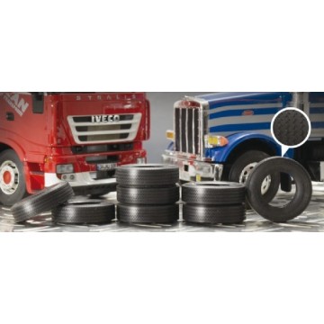 Truck Rubber Tyres 1/24