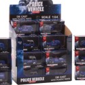 Police vehicles 1:64 assortiti