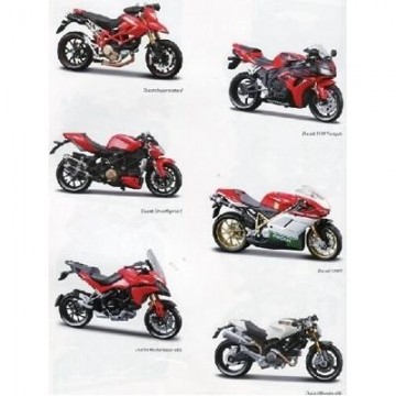 Moto Ducati ass. 1:18
